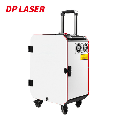 Handheld 100Watt Fiber Laser Cleaning Machine Trolley Case Rust Removal 30 KG
