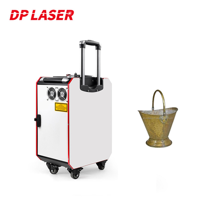 Handheld 100Watt Fiber Laser Cleaning Machine Trolley Case Rust Removal 30 KG